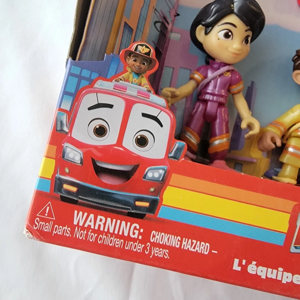 Disney Junior Firebuds Rescue Team 3 Figures With Accessories Toy Gifts